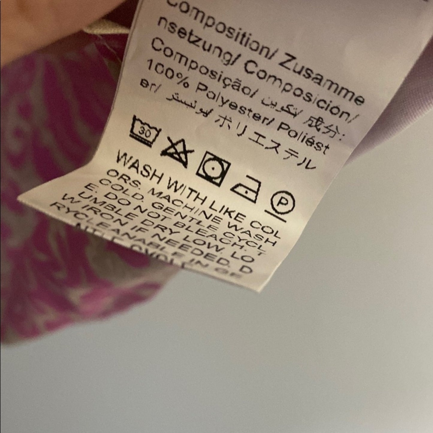 SHEIN Pink and Cream Boxy Blouse