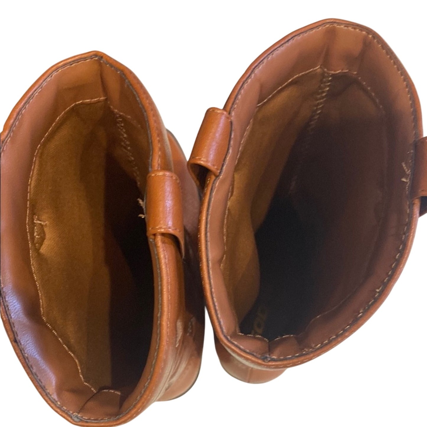 Soda Brown Heeled Boots Classic Western Style Size 5.5