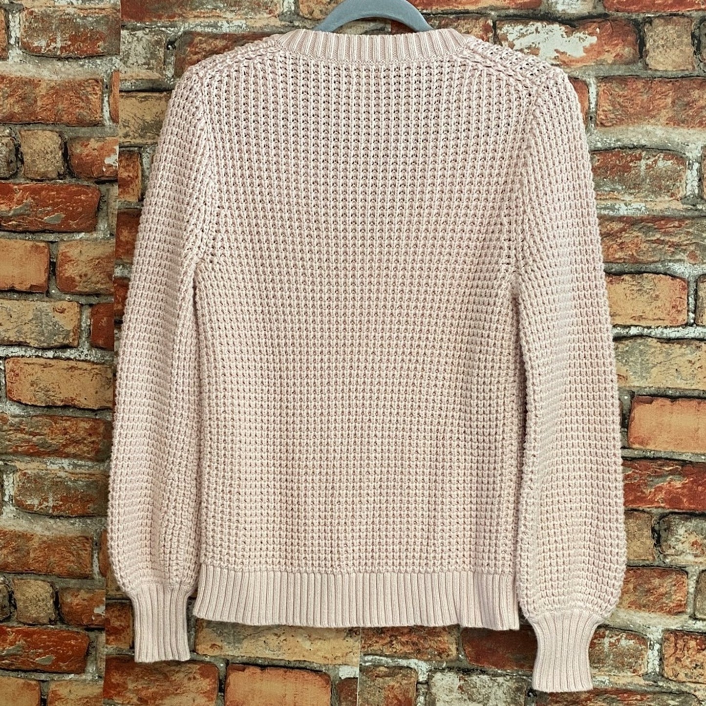 J. Crew Women's Light Pink V-Neck Sweater