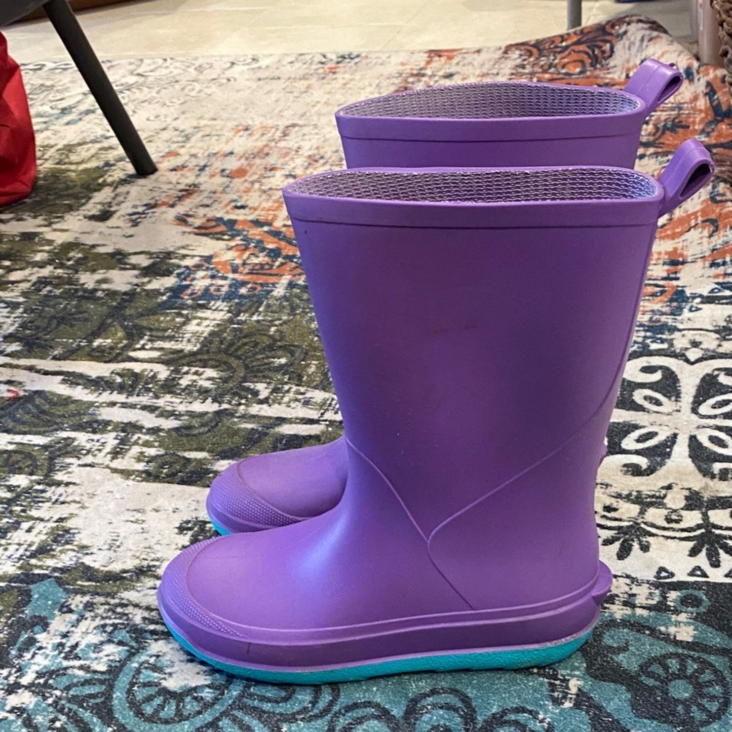 Cat & Jack Vibrant Purple Kids Boots SIZE 3