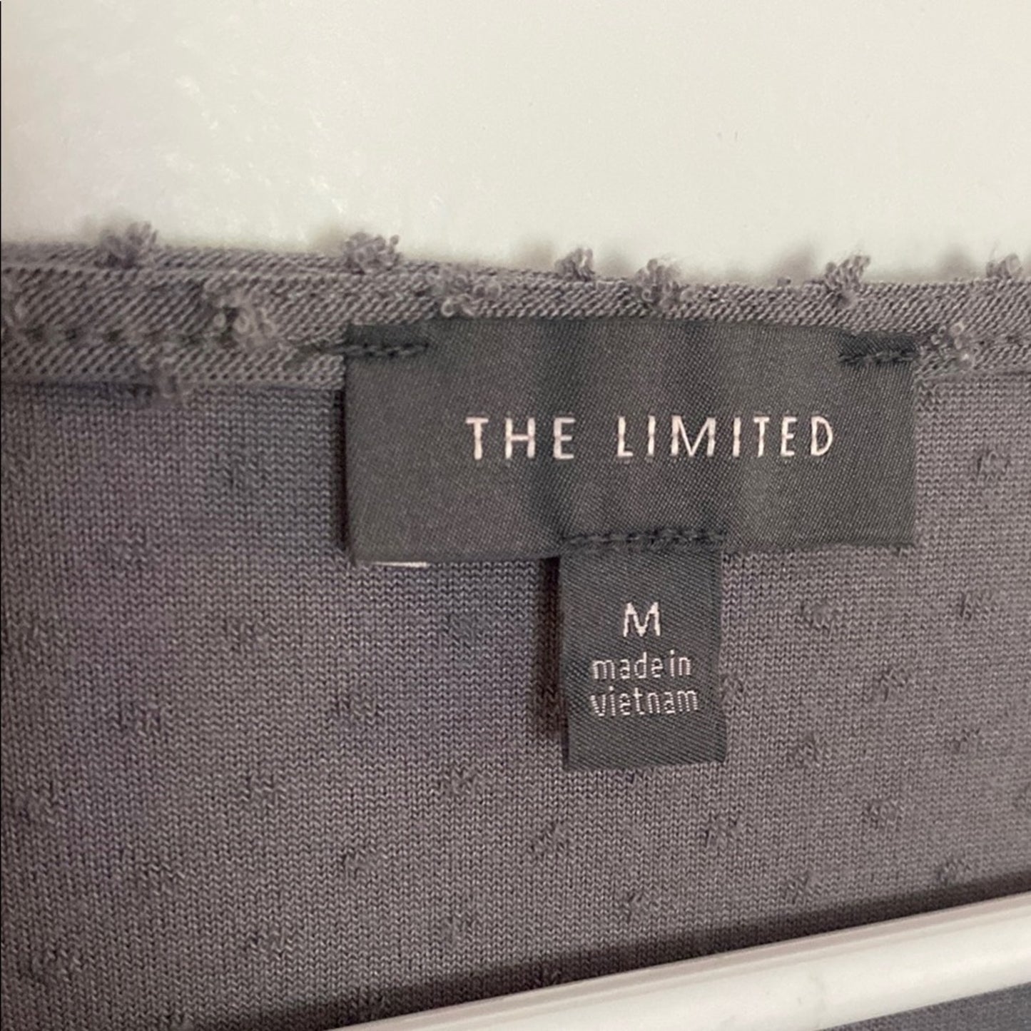 The Limited Gray Fitted Short Sleeve Tee