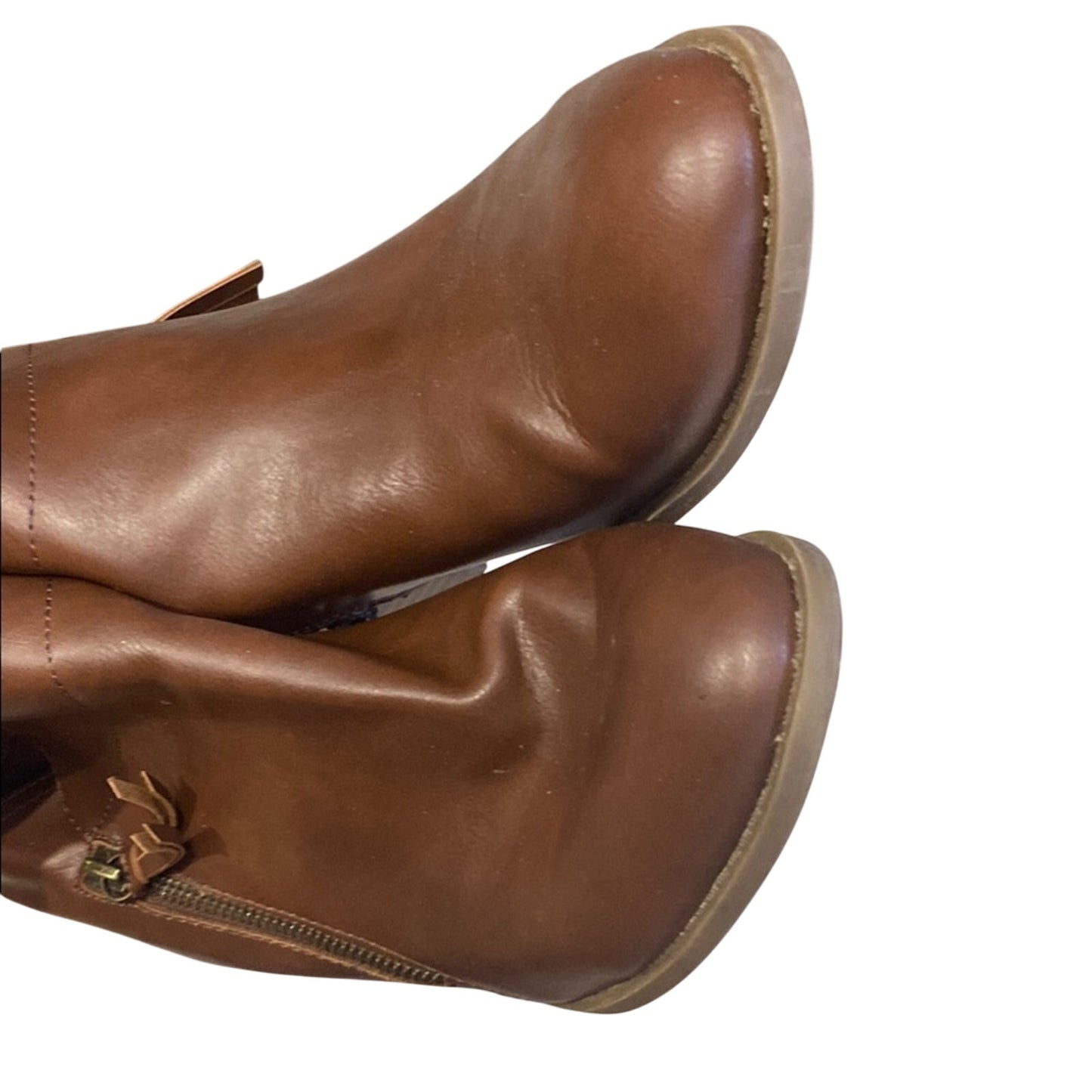 Arizona Jean Company Brown Ankle Boots with Smooth Leather Finish 9.5