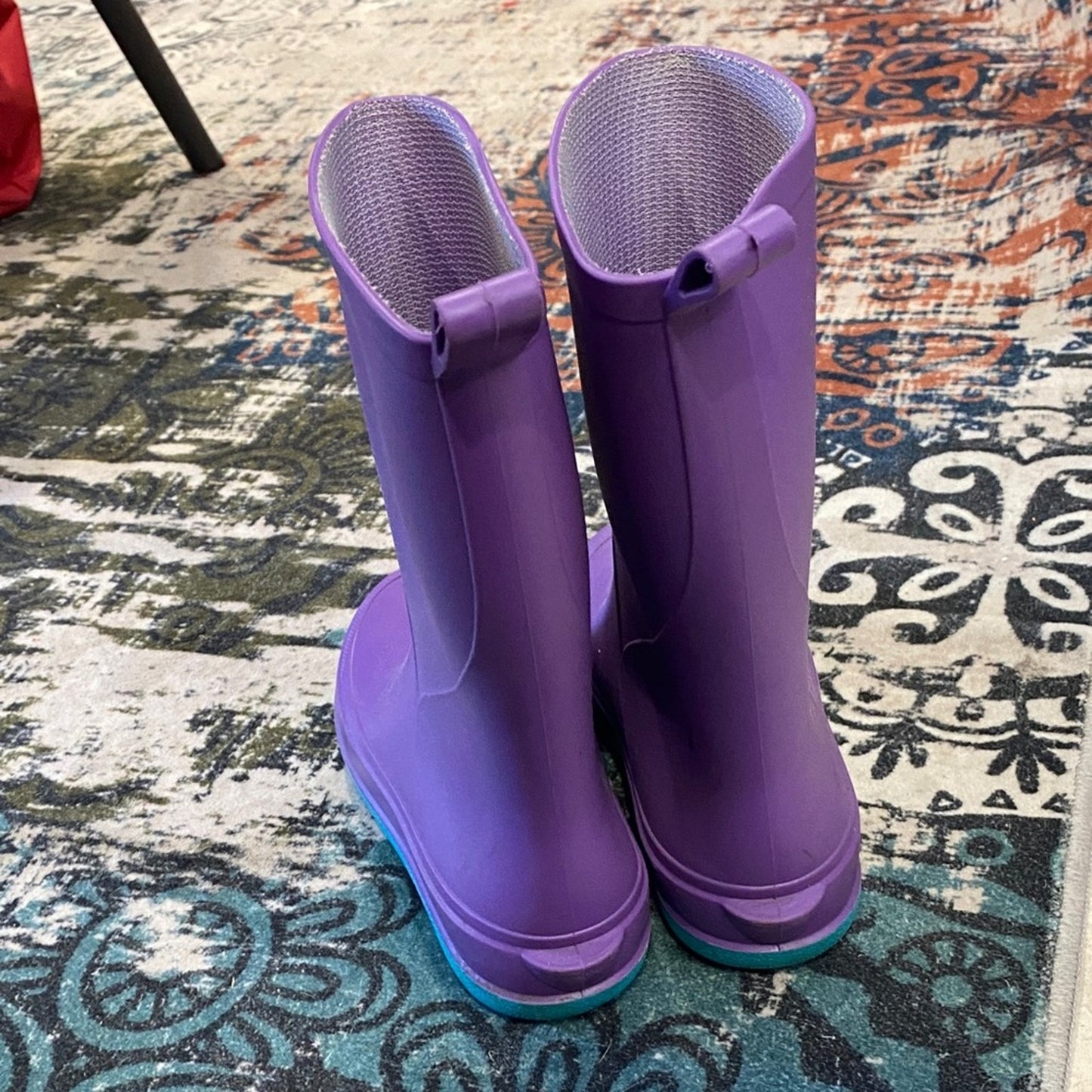 Cat & Jack Vibrant Purple Kids Boots SIZE 3