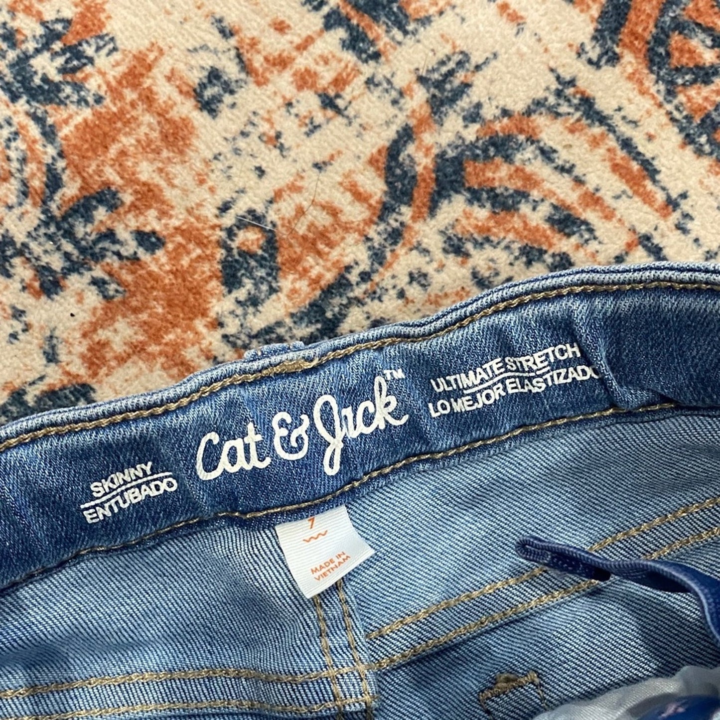 Cat & Jack Light Blue Straight Leg Jeans