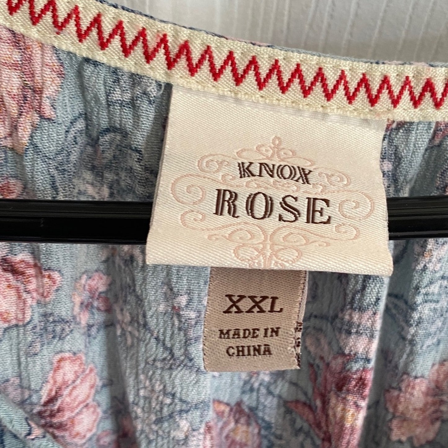 Knox Rose Long Sleeve Floral Dress in Blue and Pink