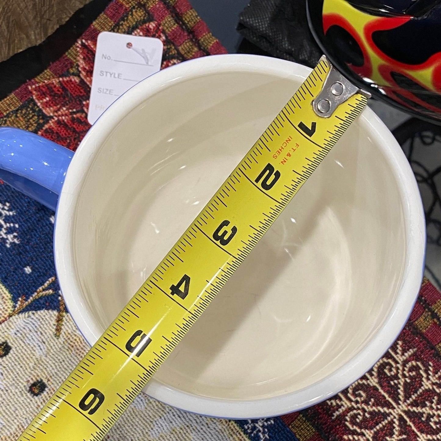 Inspirational Blue Ceramic Mug