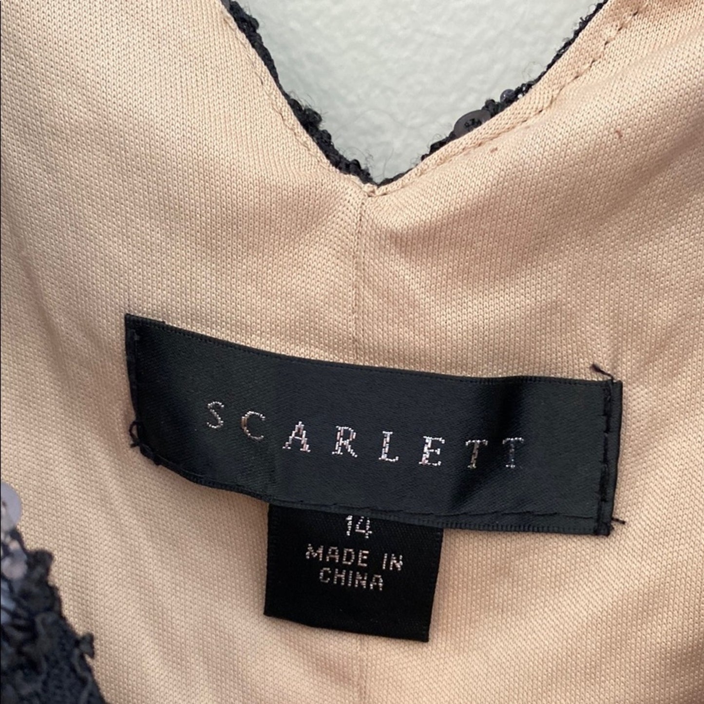 Scarlett black Sheath Mini Dress V-Neck Cocktail 14