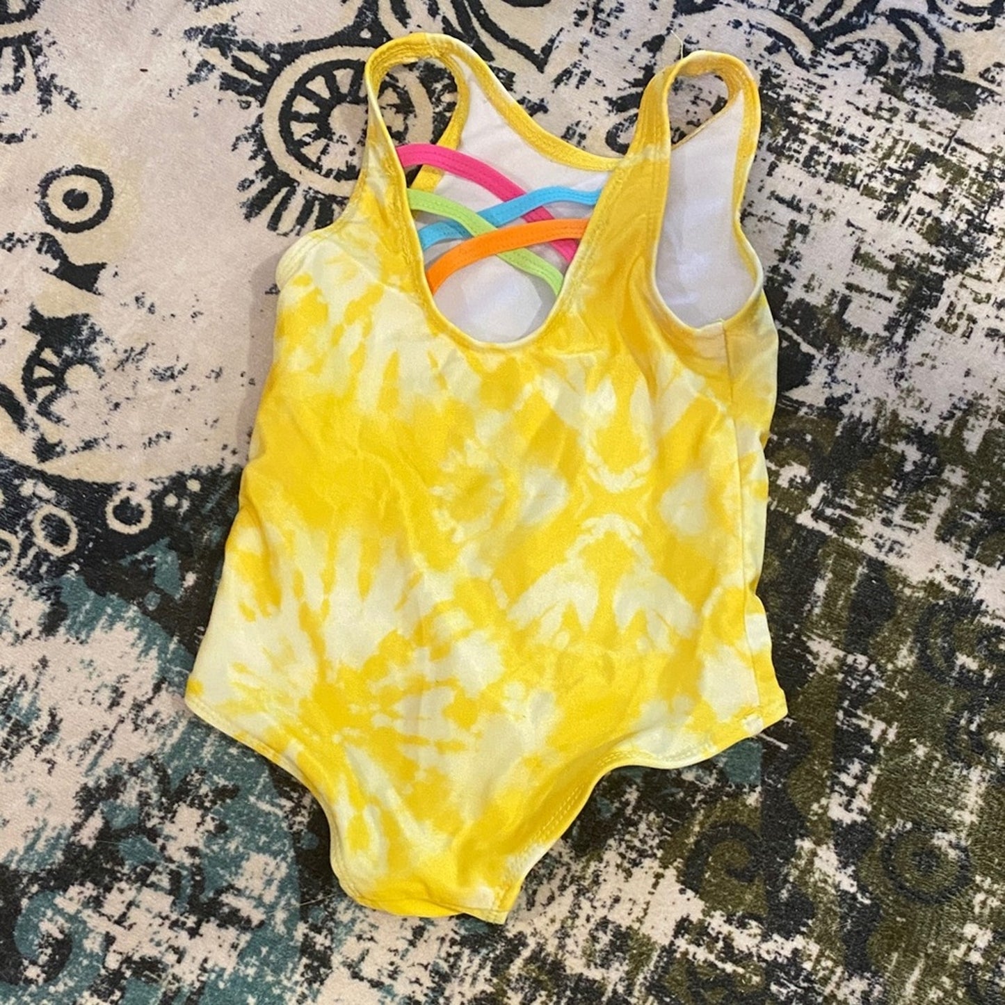 Paw Patrol Kids Swim One Piece - Yellow with Rainbow 18 mo