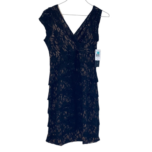 Scarlett black Sheath Mini Dress V-Neck Cocktail 14