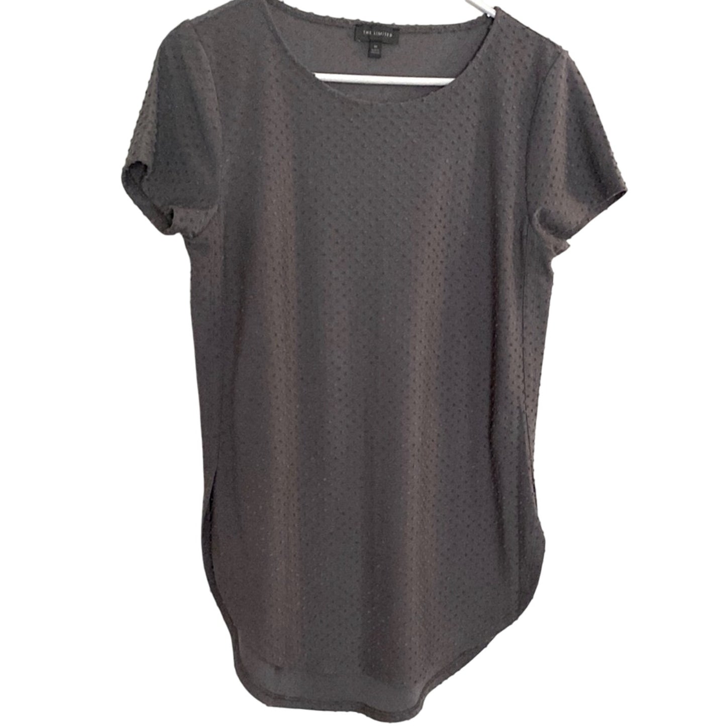 The Limited Gray Fitted Short Sleeve Tee