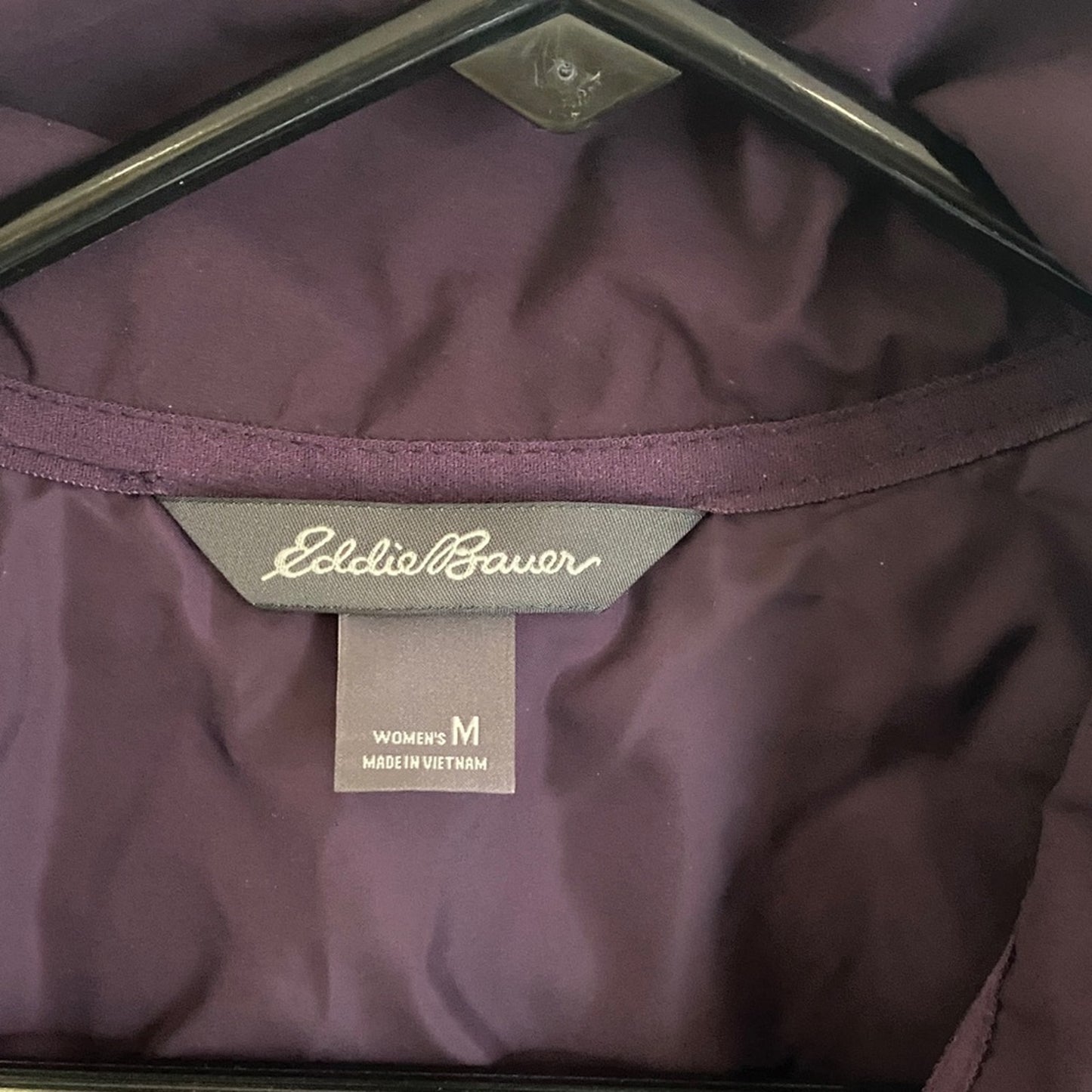 Eddie Bauer Women's Dark Purple Vest Medium