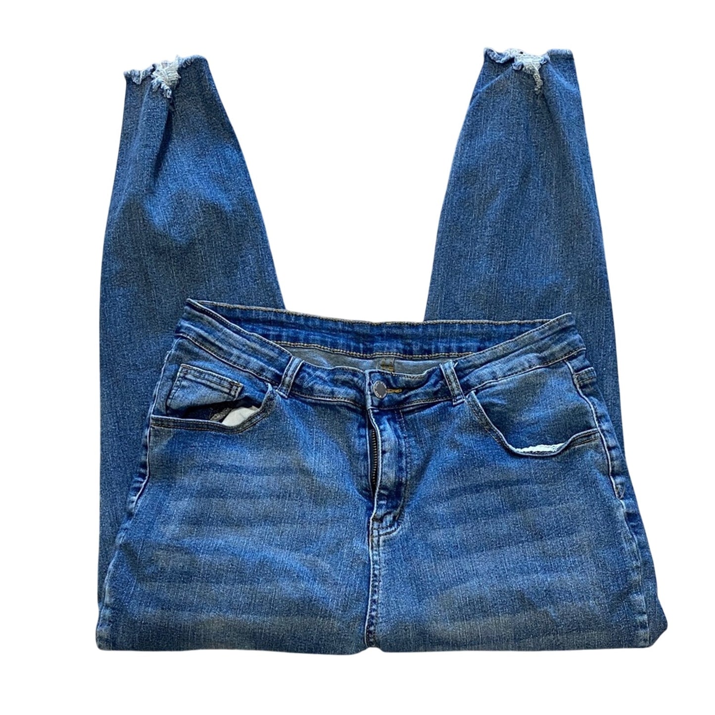 SHEIN Denim Blue Skinny Jeans 2XL