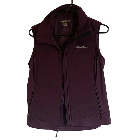 Eddie Bauer Women's Dark Purple Vest Medium