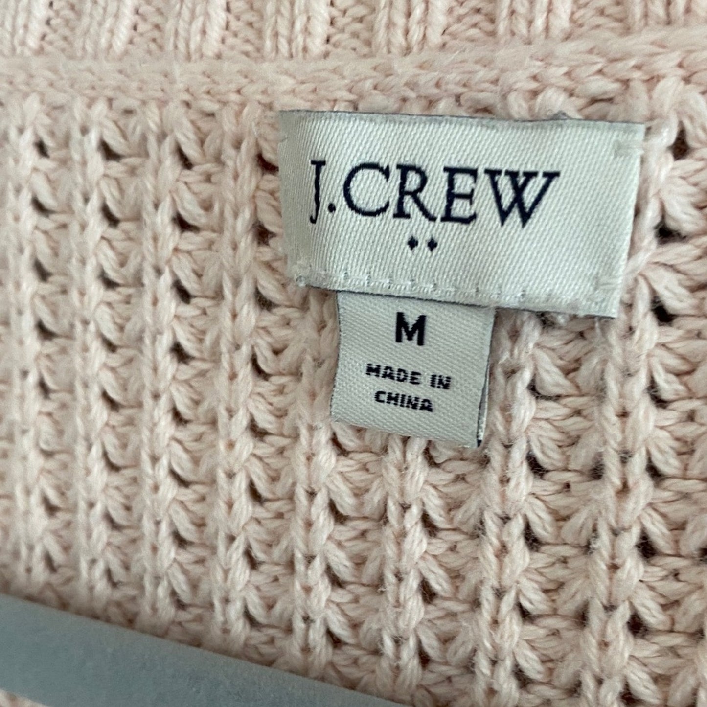 J. Crew Women's Light Pink V-Neck Sweater