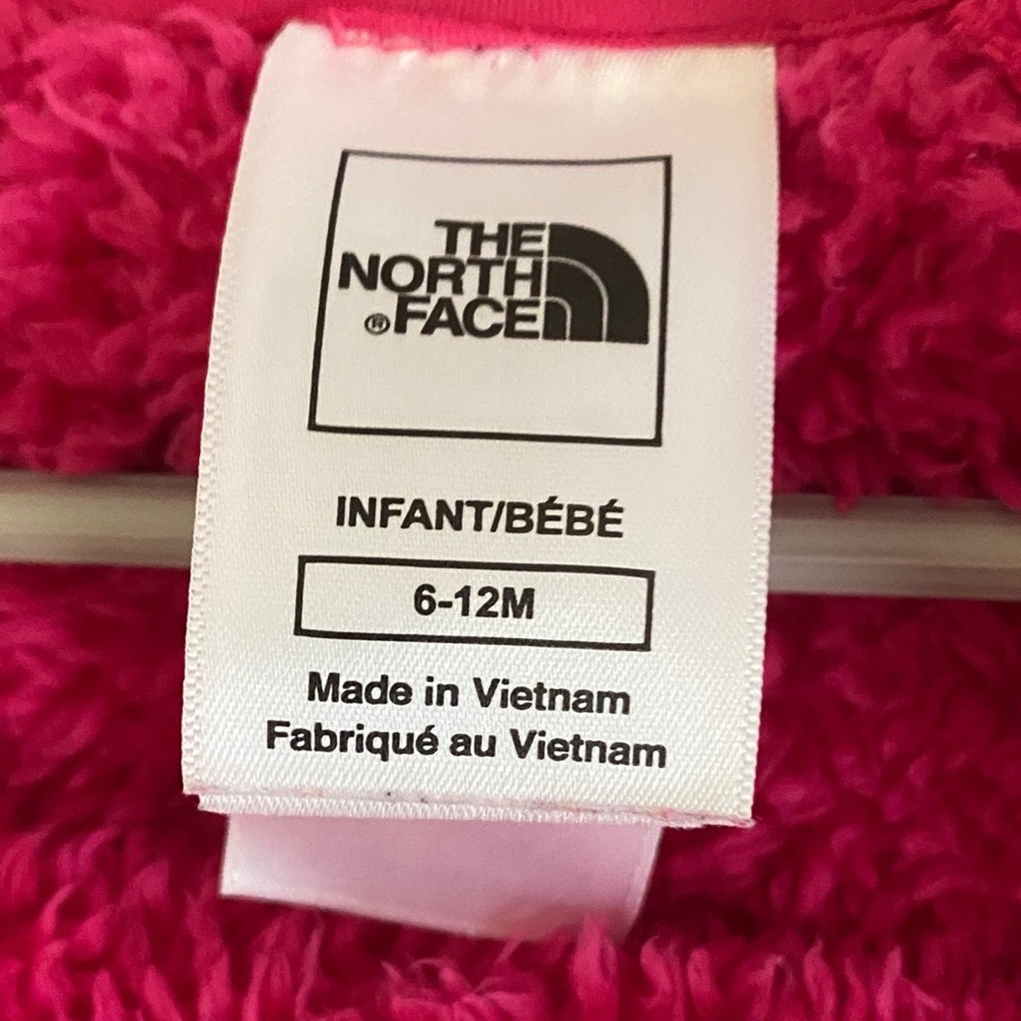 The North Face Kids' Fuchsia One Piece Footie 6-12 mos