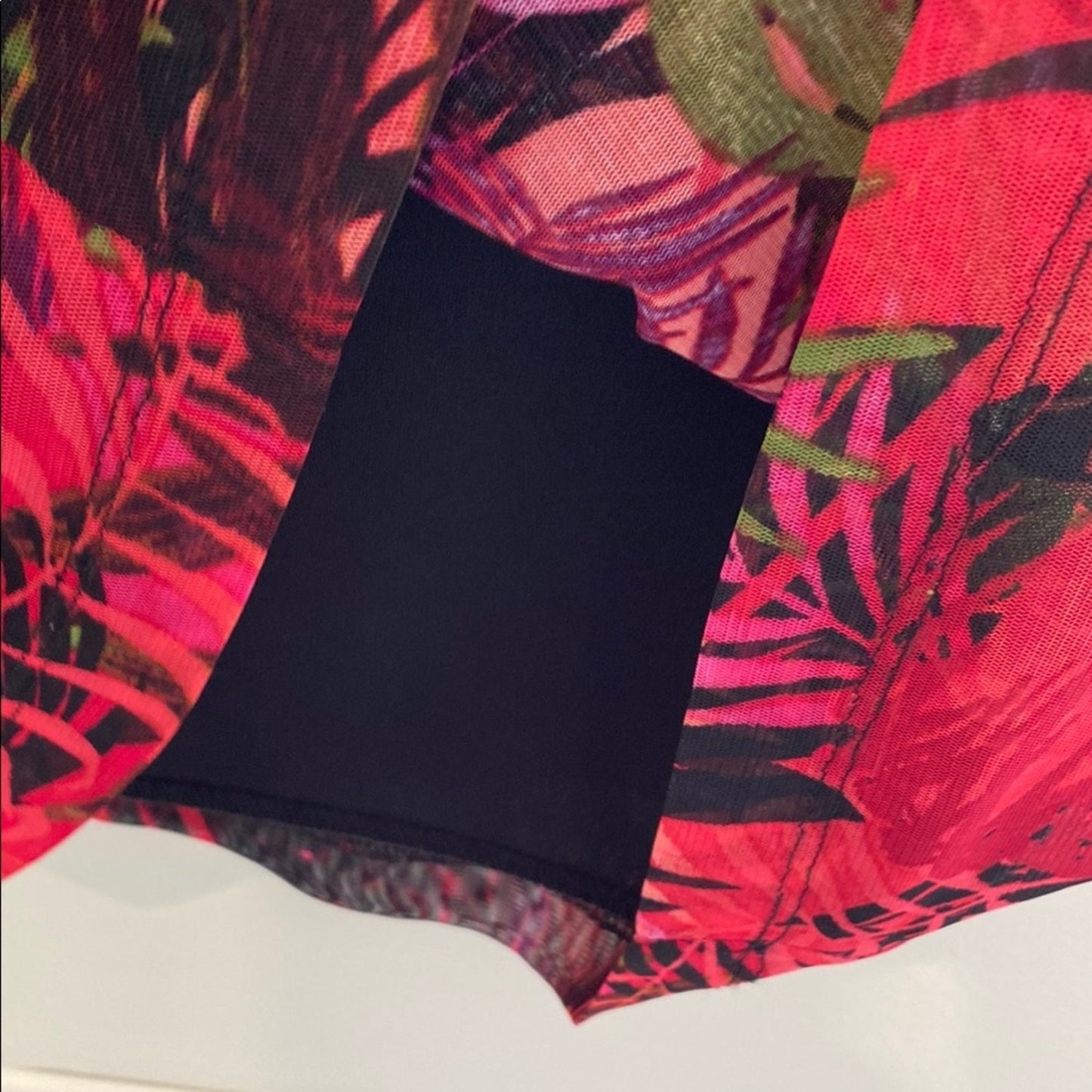 Connected Apparel Pink V-Neck Sheath Midi Dress 10