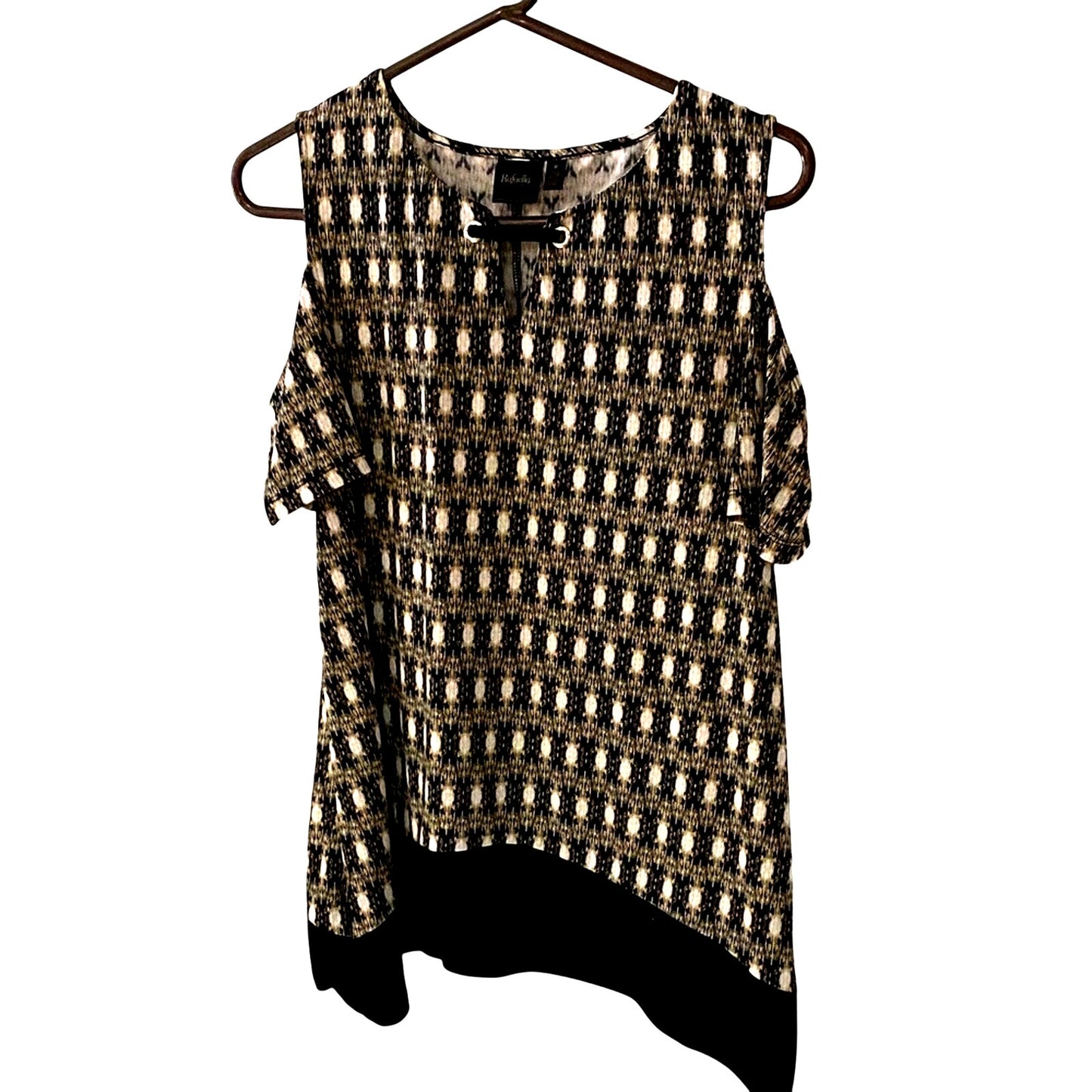 Rafaella Black and White Patterned Blouse