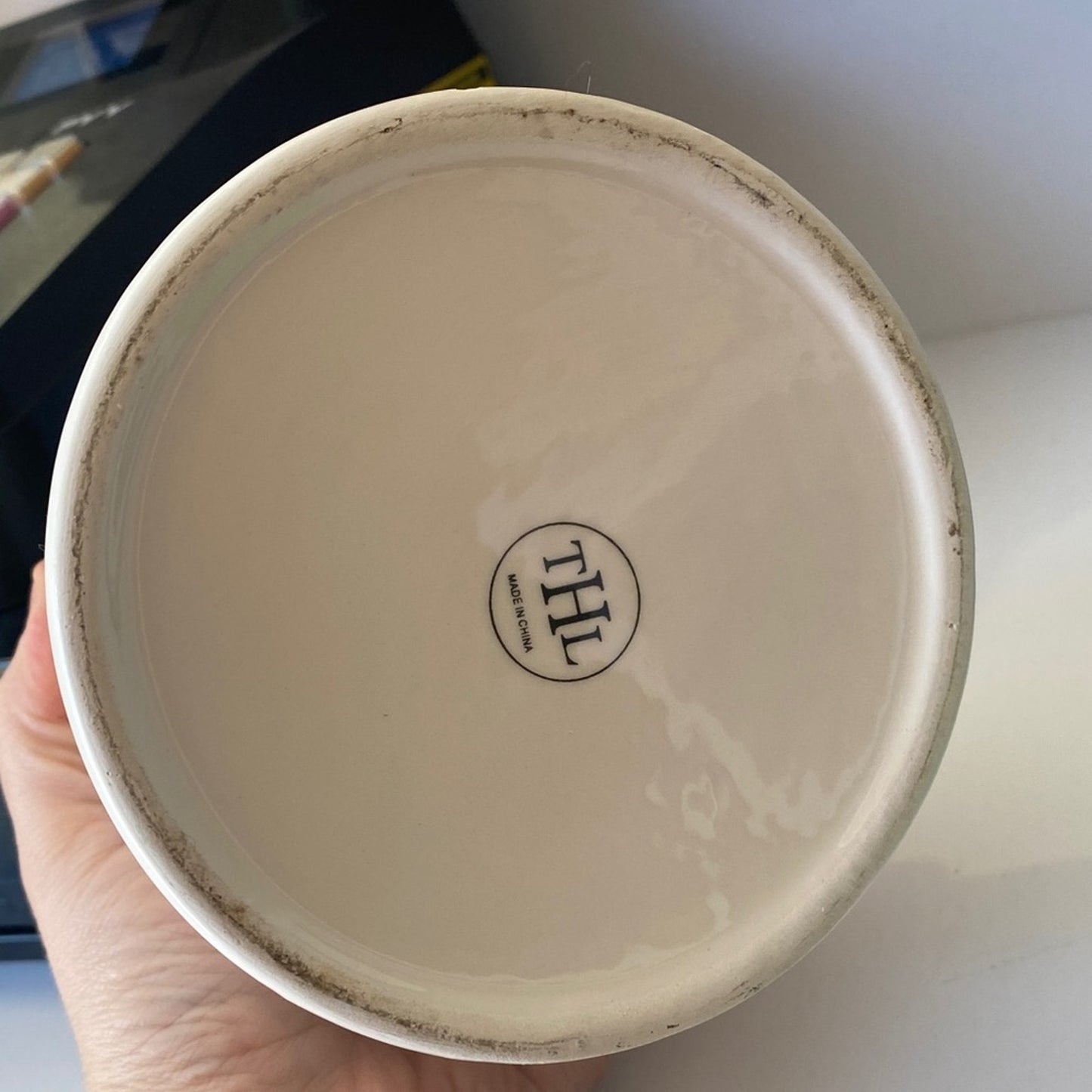 White Ceramic Sugar Canister