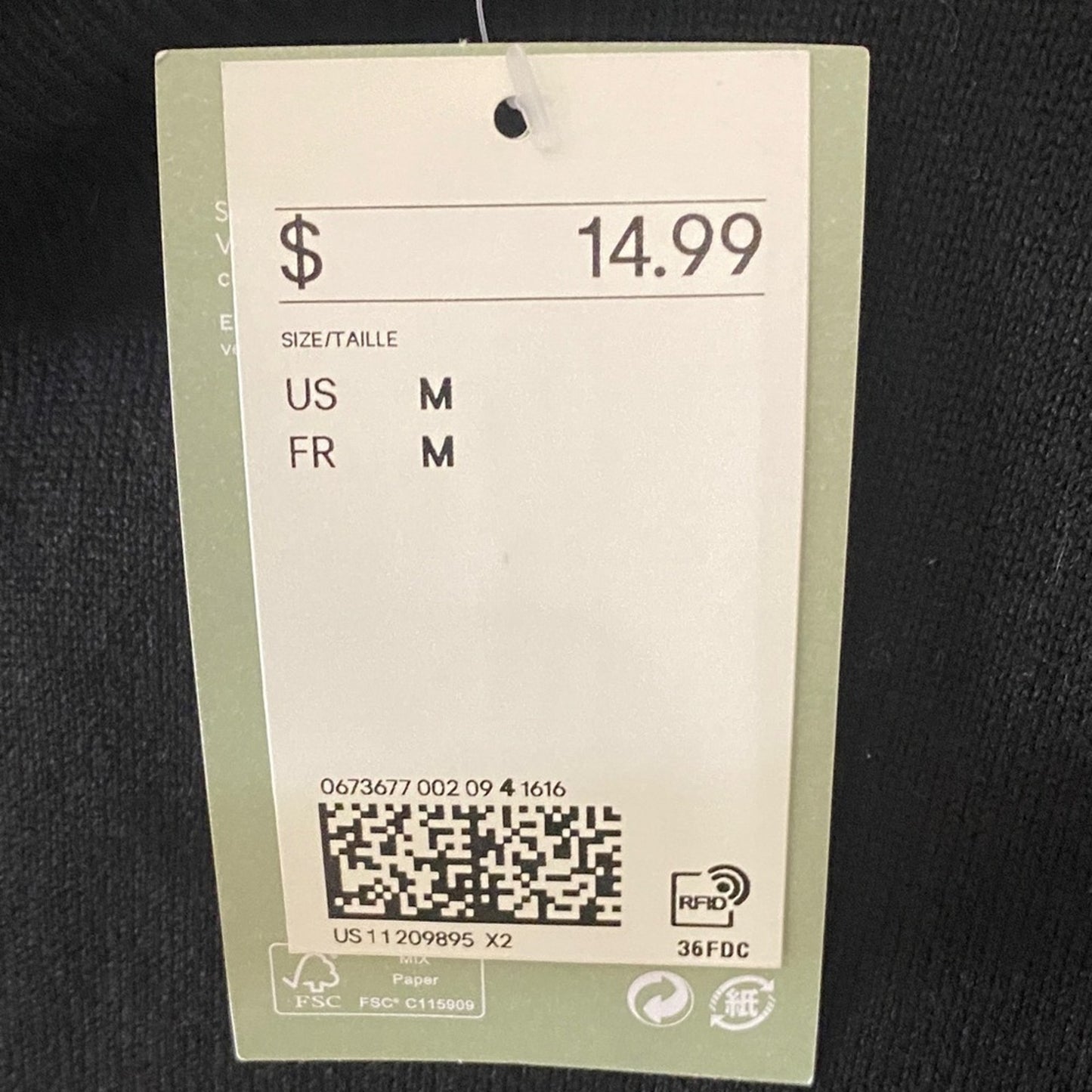 H&M Womens Turtleneck Sweater - Black