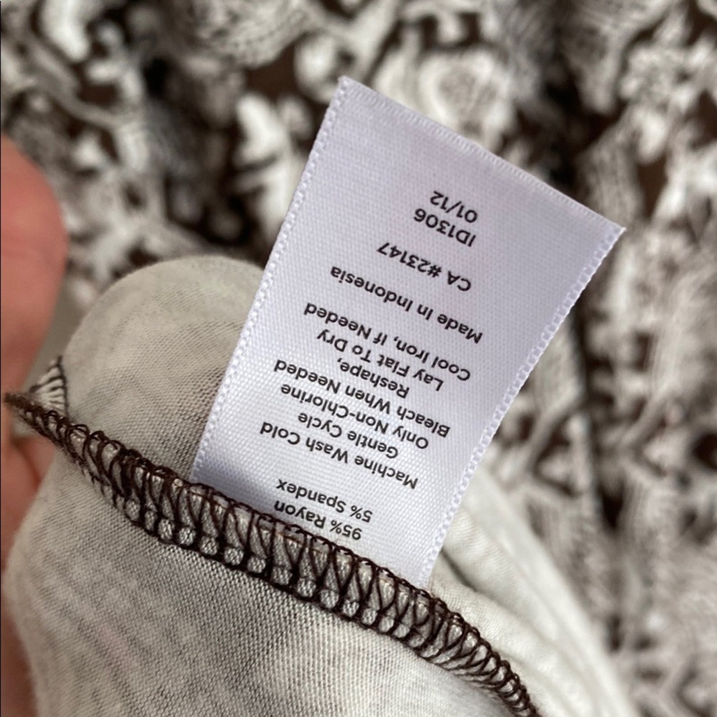 Talbots Black and White Sleeveless Midi Sundress 3x