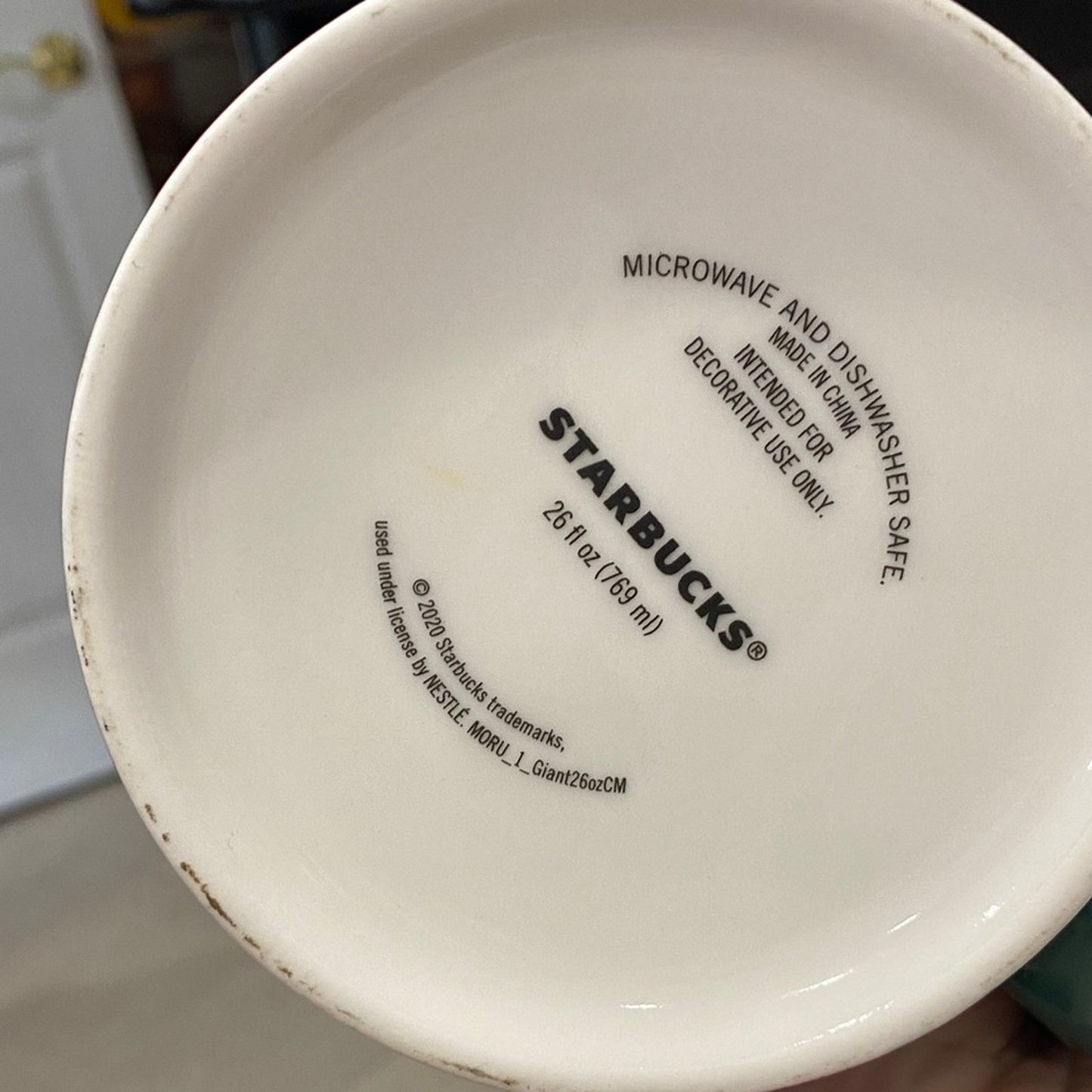 Starbucks Festive Red and Green Mugs