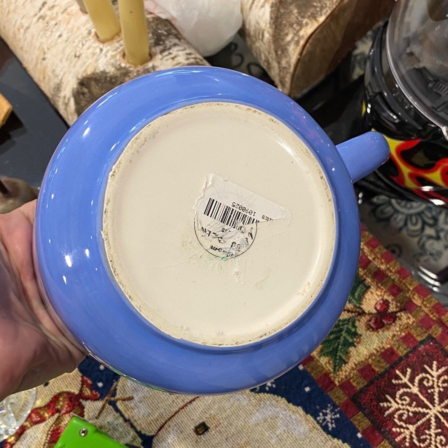 Inspirational Blue Ceramic Mug