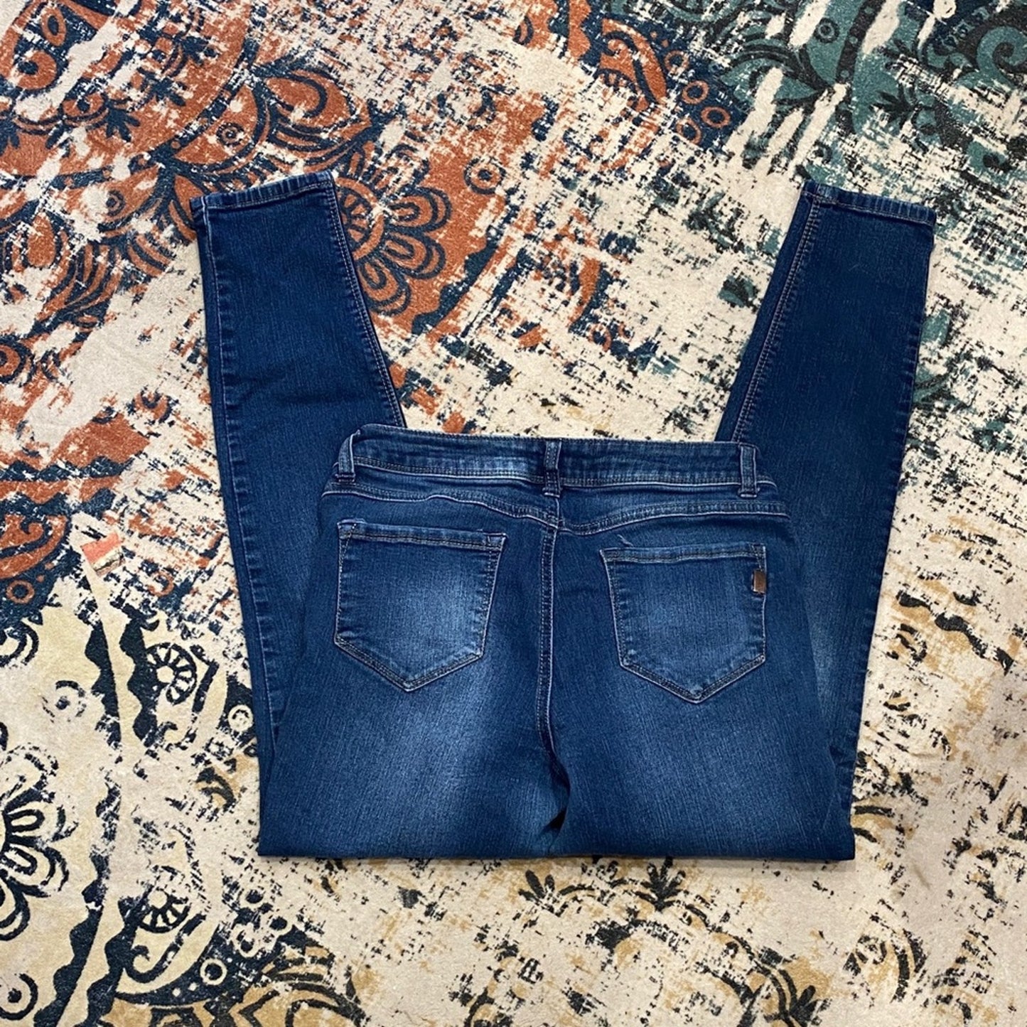 1822 Denim Dark Blue Skinny Jeans