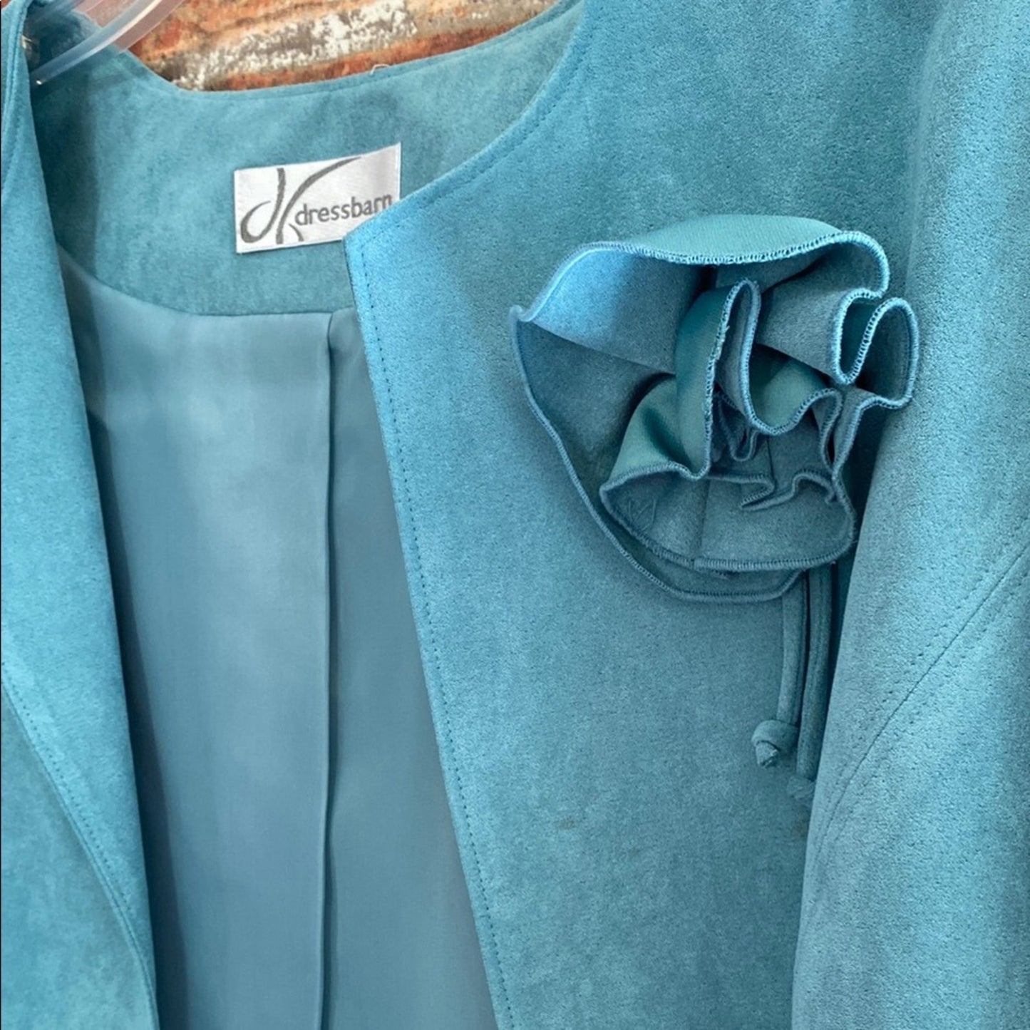 Dress Barn Blue Blazer with Relaxed Open Front XL