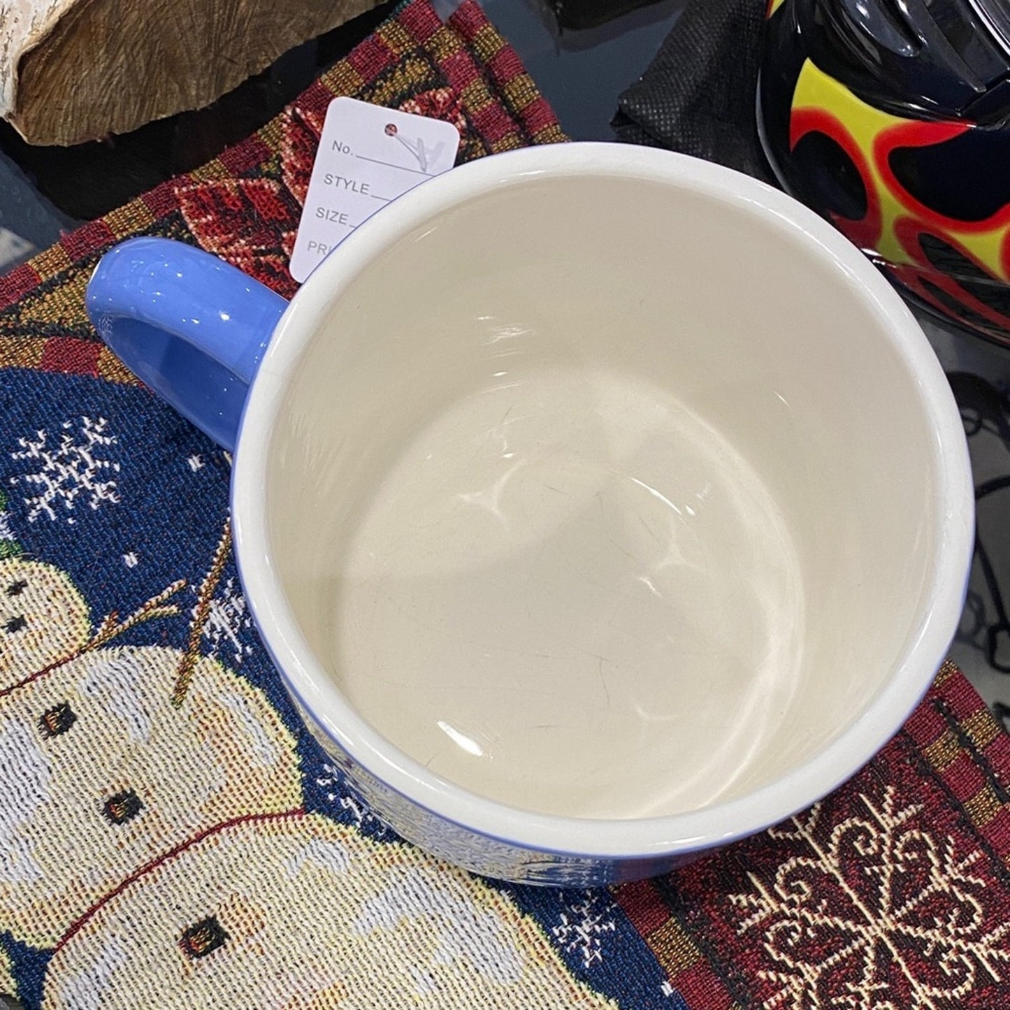 Inspirational Blue Ceramic Mug