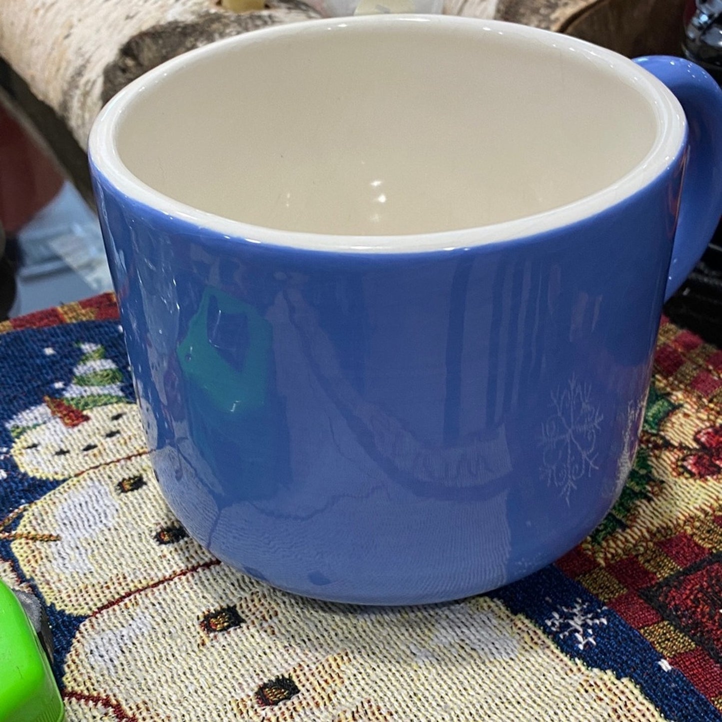 Inspirational Blue Ceramic Mug