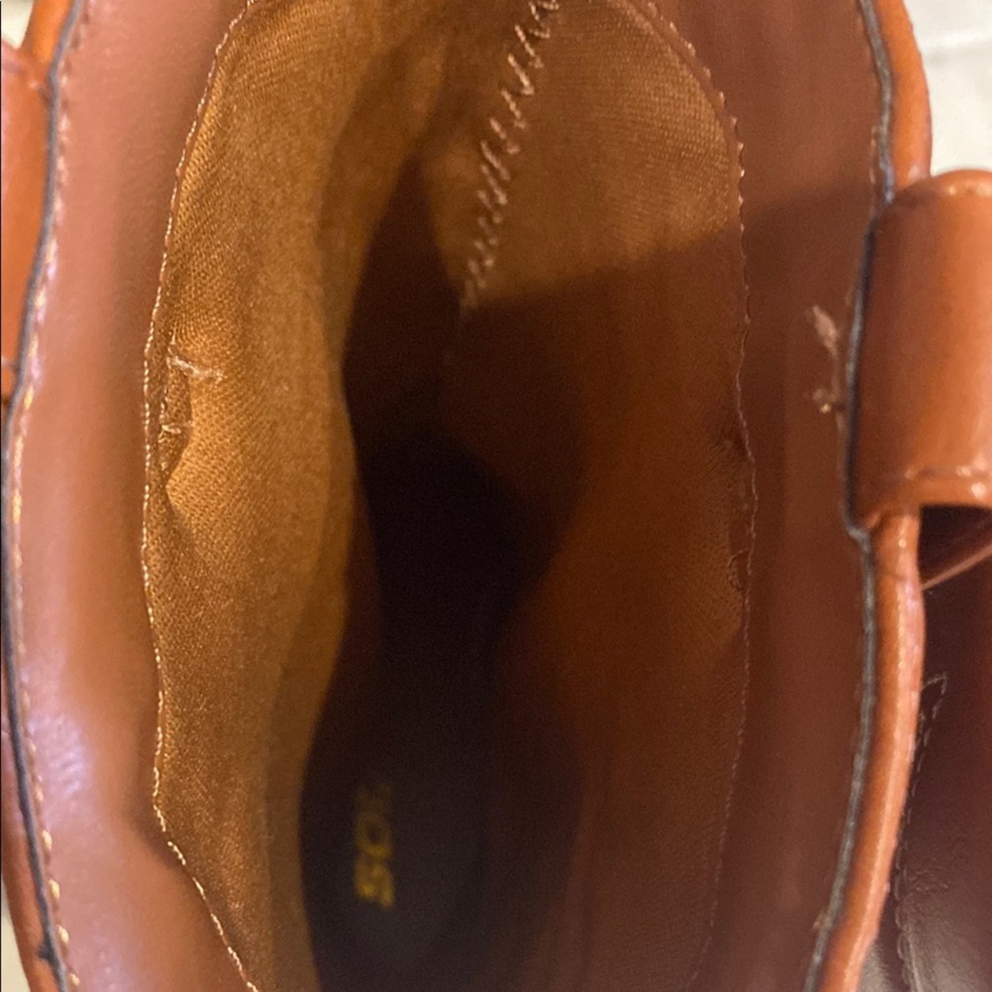 Soda Brown Heeled Boots Classic Western Style Size 5.5