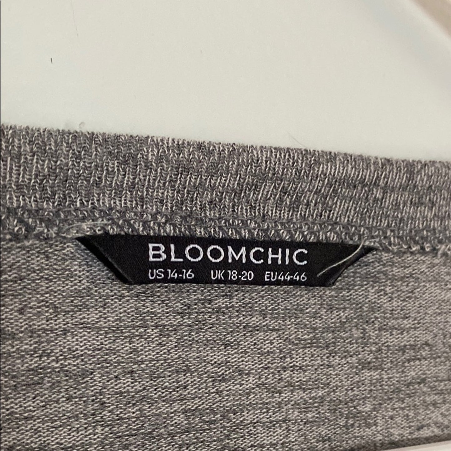 Gray and Purple Women's Top