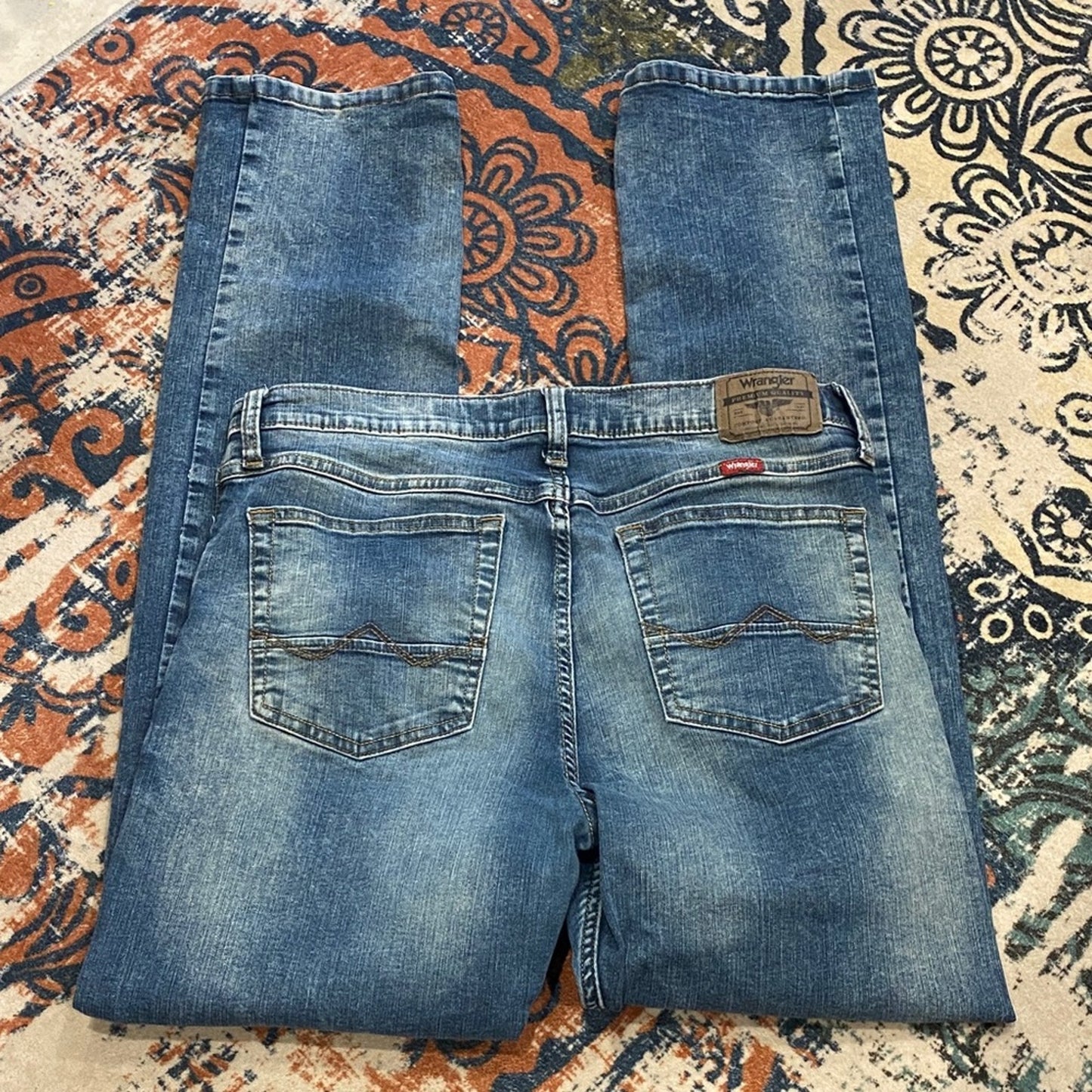 Wrangler Men's Denim Jeans - Classic Blue