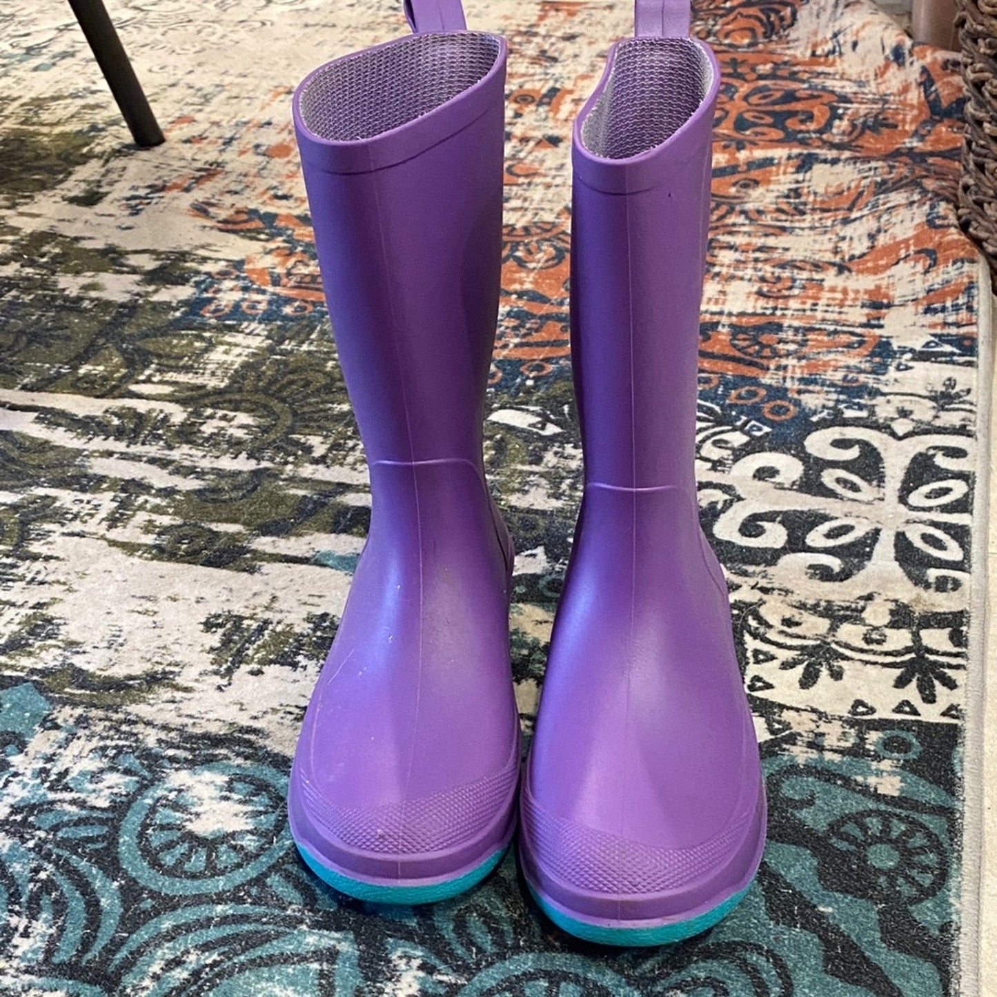 Cat & Jack Vibrant Purple Kids Boots SIZE 3