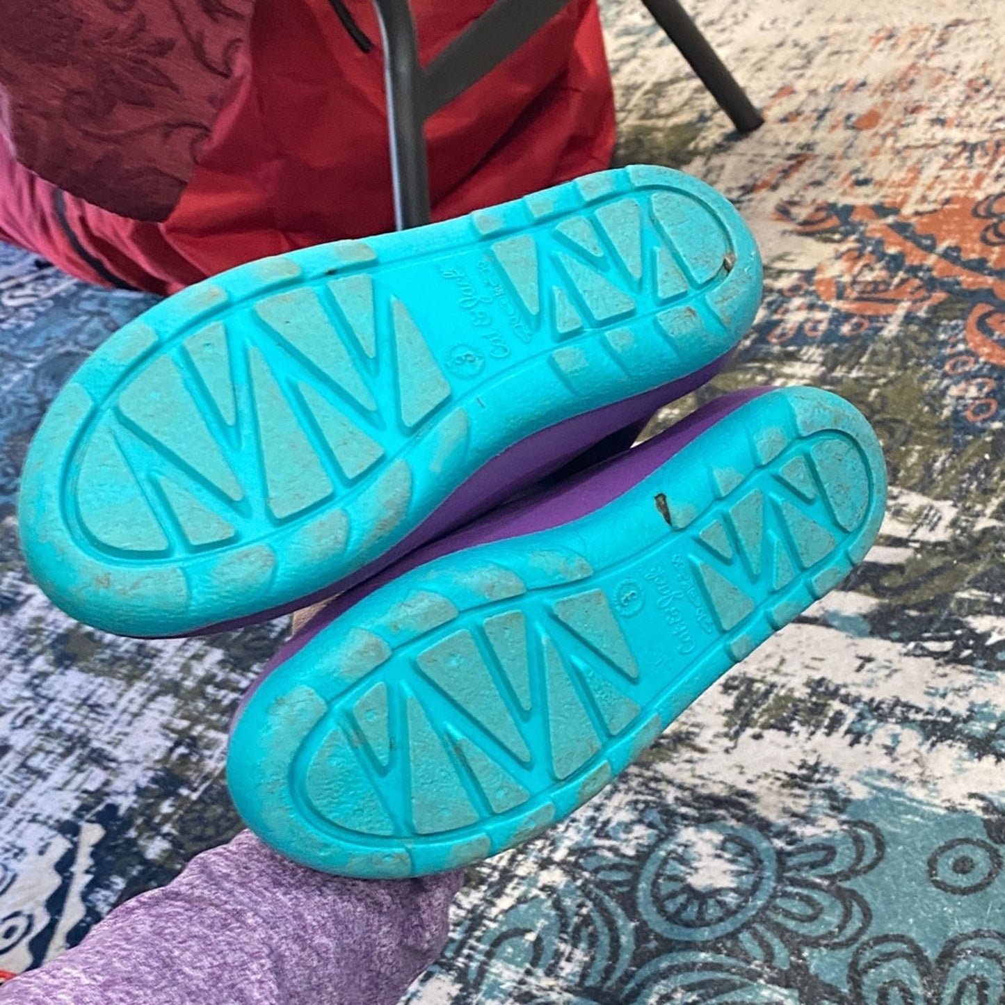 Cat & Jack Vibrant Purple Kids Boots SIZE 3