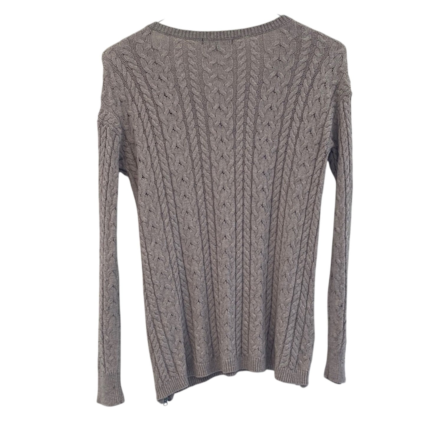 American Eagle Outfitters Tan Cream Crew Neck Sweater Medum