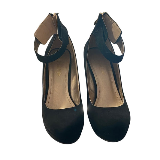 Dream Pairs Black Ankle Strap Heels