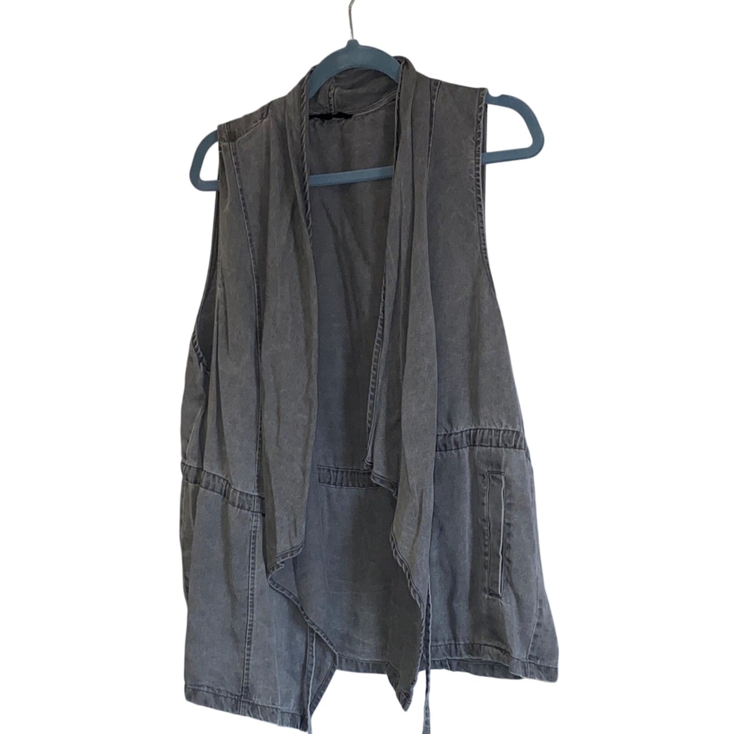Elegant Gray Women's Vest 2x